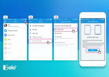 Hướng dẫn cách đổi số điện thoại trên Zalo