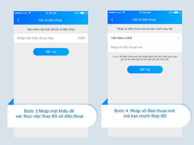 Hướng dẫn cách đổi số điện thoại trên Zalo (1)