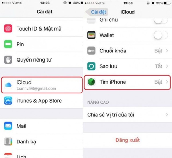 Tận dụng tính năng tìm iPhone để tắt iCloud ẩn