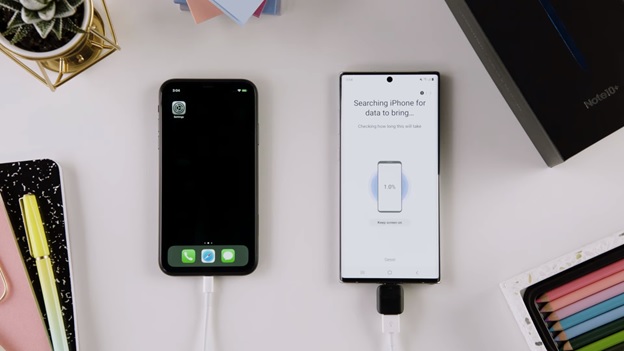 Hướng dẫn chuyển dữ liệu từ iPhone sang Galaxy Note 10 đơn giản, dễ thực hiện