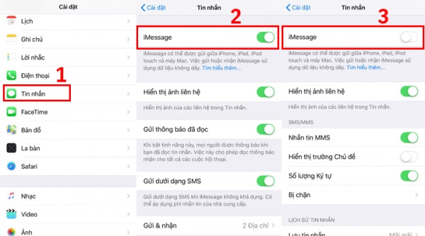 Người dùng tạm vô hiệu hóa các ứng dụng iMessage và FaceTime