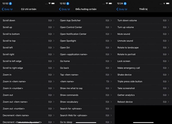 Các câu lệnh khá đơn giản, người dùng chỉ cần ghi nhớ và đọc theo là được