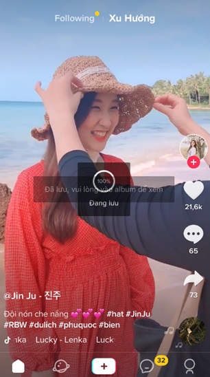 Khi hoàn tất việc tải video sẽ có thông báo hiện ra