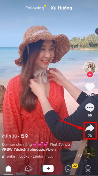 Cách tải video TikTok trên điện thoại