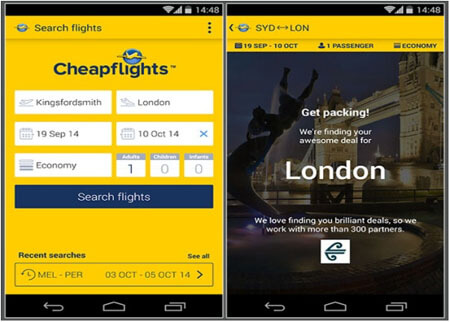 Cheapflights có nhiều ưu đãi bất ngờ