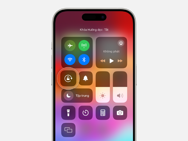 xoay màn hình iphone