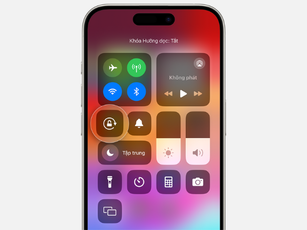 xoay màn hình iphone