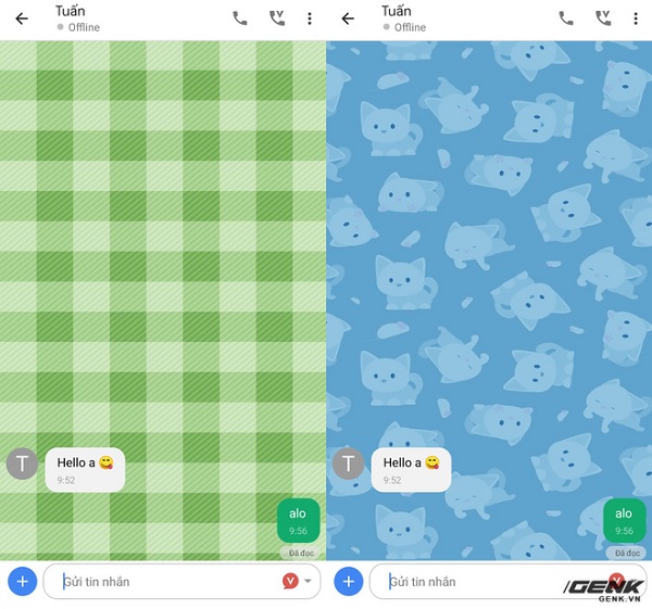 Chọn background đẹp cho cuộc đối thoại