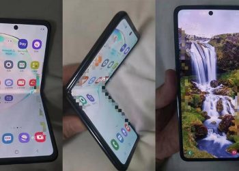 Rò rỉ ảnh thực tế Galaxy Fold 2 với thiết kế gập vỏ sò