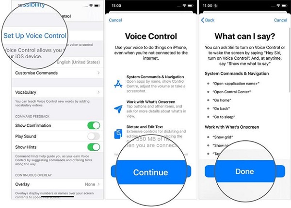 Hoàn thành việc kích hoạt Voice Control