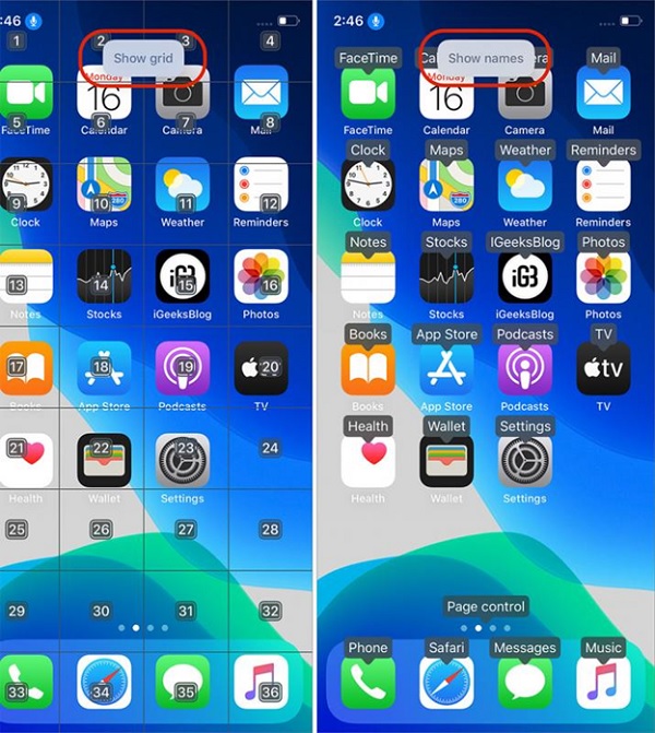 Một số lệnh tác động lên ứng dụng
