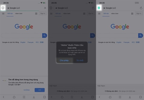 Sử dụng trình duyệt hỗ trợ VPN để truy cập website bị chặn