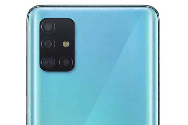 Cụm camera sau trên Galaxy A51