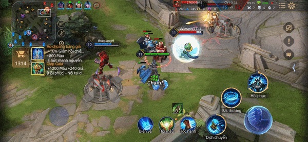 Chơi Liên Quân trên Vivo S1 Pro