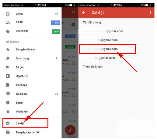 Đổi mật khẩu Gmail