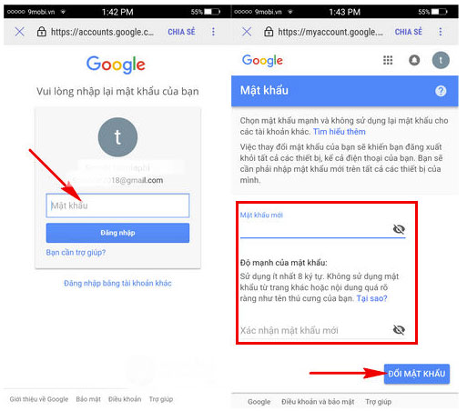 Đổi mật khẩu Gmail (3)