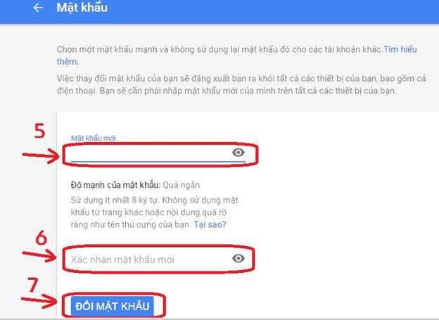 Đổi mật khẩu Gmail (8)
