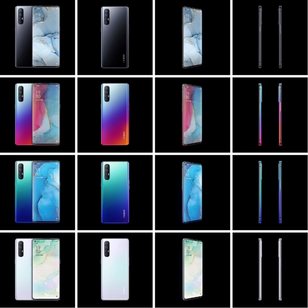 OPPO Reno3 Pro trên trang chủ của OPPO