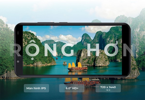 Vsmart Bee sở hữu màn hình 6 inch, lớn hơn so với model Bee “đời đầu” là 5.5 inch