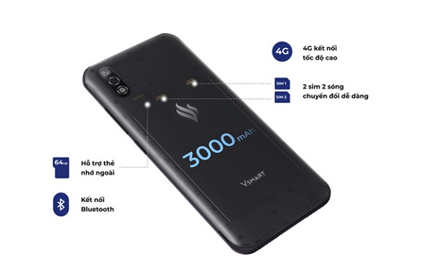 Thêm dung lượng pin từ 2.500mAh lên 3.000mAh, cho phép người dùng kéo dài thời gian sử dụng