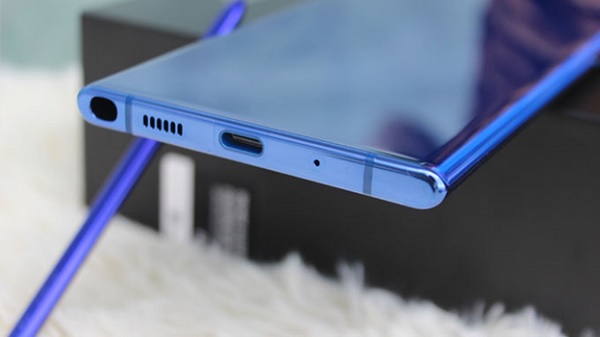 Galaxy Note 10+ Xanh Aura không còn sử dụng jack 3.5 mm