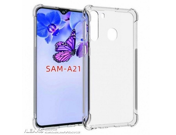 Hình ảnh ốp lưng dành cho Galaxy A21 bị rò rỉ