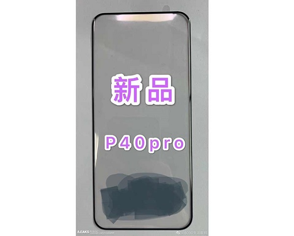 Lộ diện thiết kế mặt trước của Huawei P40 Pro qua mặt kính bảo vệ