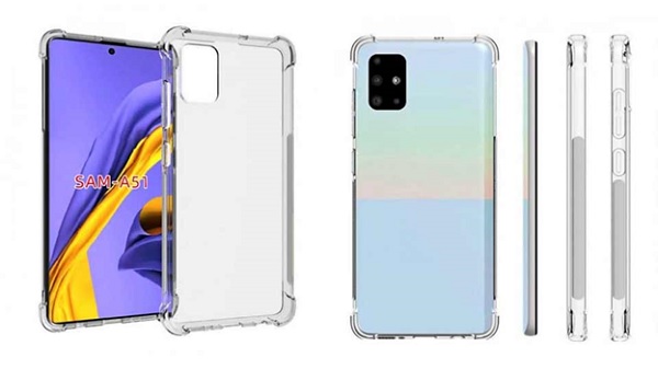 Ảnh ốp lưng tiết lộ thiết kế Galaxy A51