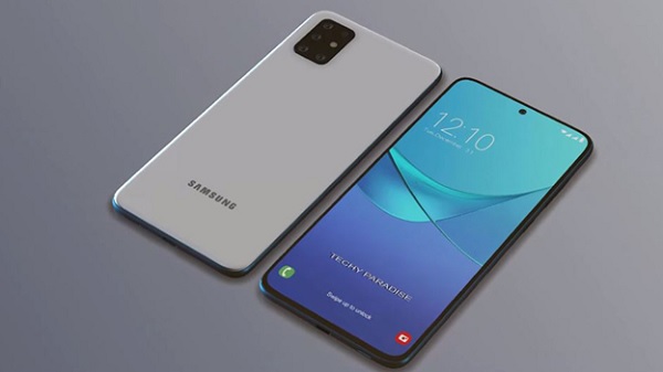 Hình ảnh render Galaxy A31