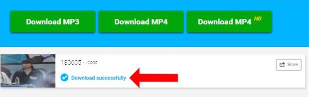 Lựa chọn định dạng file tải xuống tùy theo nhu cầu