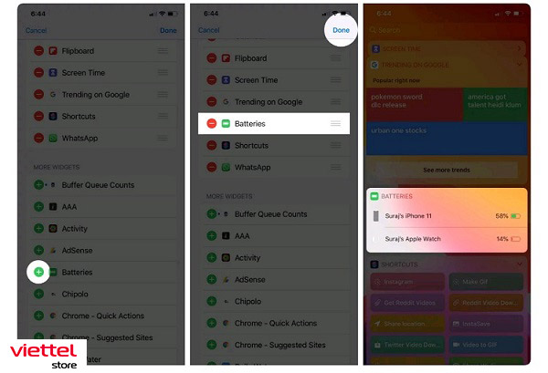 Xem nhanh trạng thái pin đồng hồ Apple Watch
