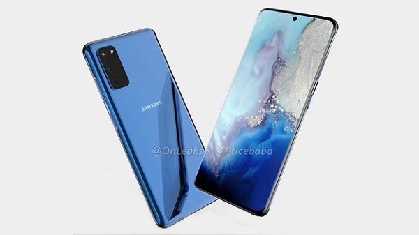 Ảnh render Galaxy S11 rò rỉ trước đó