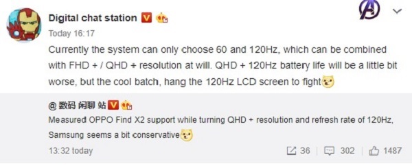 Một số tiết lộ về màn hình OPPO Find X2
