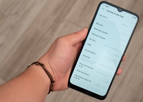Thông số kỹ thuật Realme 5i