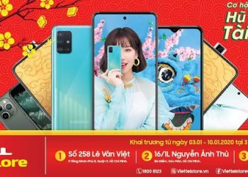 Tưng bừng khai trương siêu thị Viettel Store cơ sở mới, smartphone giảm đến 6 triệu đồng, trả góp 0% cùng cơ hội trúng hũ vàng tài lộc