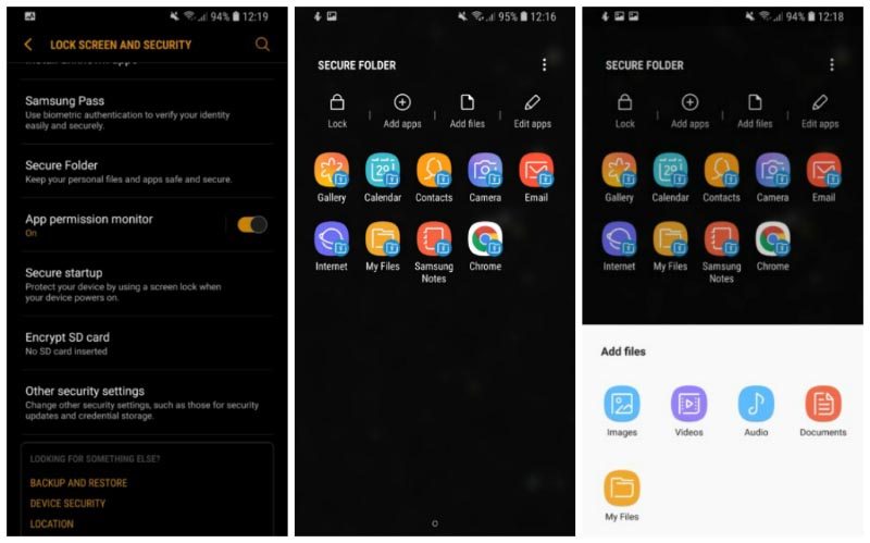 Kích hoạt tính năng khóa ứng dụng bằng vân tay trên Samsung