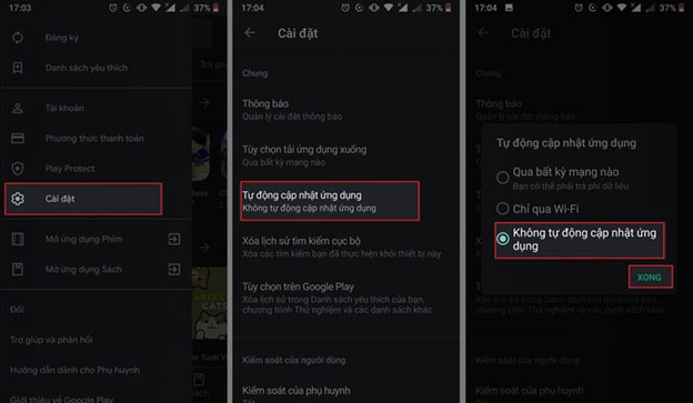 Tắt tính năng tự động cập nhật giúp máy hoạt động nhanh hơn