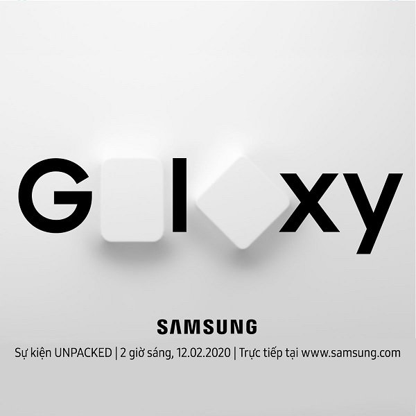 Samsung công bố ngày ra mắt Galaxy Unpacked 2020