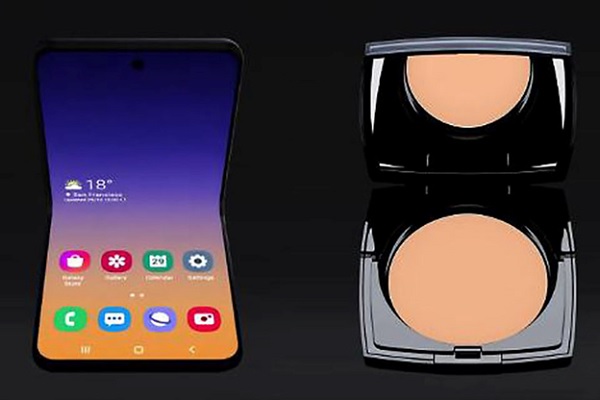 Galaxy Bloom lấy cảm hứng từ hộp phấn trang điểm của phụ nữ
