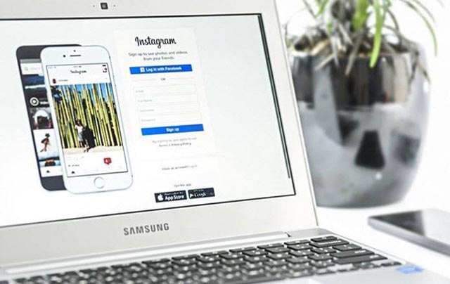 Truy cập vào trang web của Instagram trên máy tính để lướt qua bảng tin Instagram
