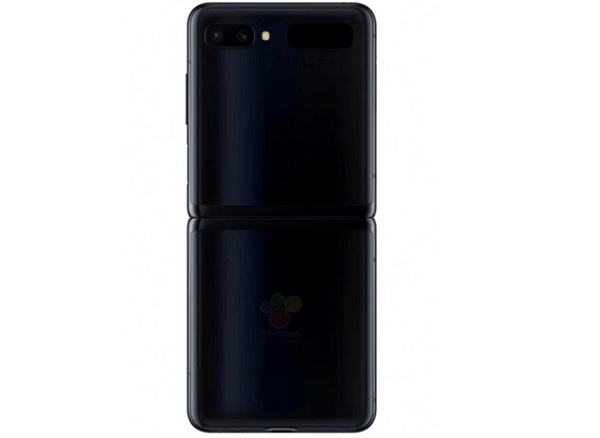 Mặt sau Galaxy Z Flip khi mở ra