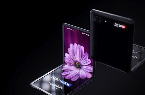 Galaxy Z Flip có thiết kế dạng vỏ sò gấp mở được