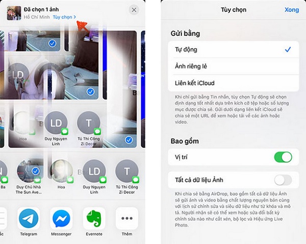 Hệ điều hành iOS 13 có 1 tính năng ẩn giúp người dùng xóa bỏ dữ liệu vị trí trước khi chia sẻ ảnh