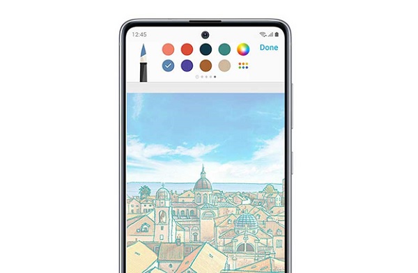 Note 10 Lite cũng tích hợp ứng dụng Samsung PENUP giúp người dùng vẽ và tải lên cách sản phẩm sáng tạo của mình