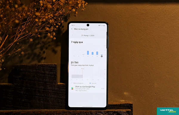 Khi kết hợp cấu hình hiện đại cùng hệ điều hành Android 10 mới nhất đã được Samsung tối ưu, Galaxy A71 sẽ cho thời lượng pin dài hơn