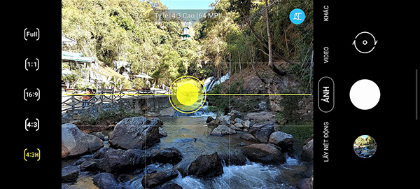 Galaxy A71 trang bị camera chính với độ phân giải lên đến 64MP giúp ảnh chụp đạt mức siêu rõ nét