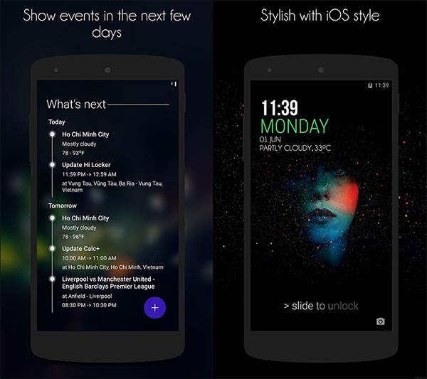 Ứng dụng khóa màn hình Hi Locker được Phát triển bởi các lập trình viên người Việt