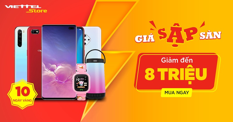 10 ngày vàng – Giá sập sàn- Giảm tới 8 triệu