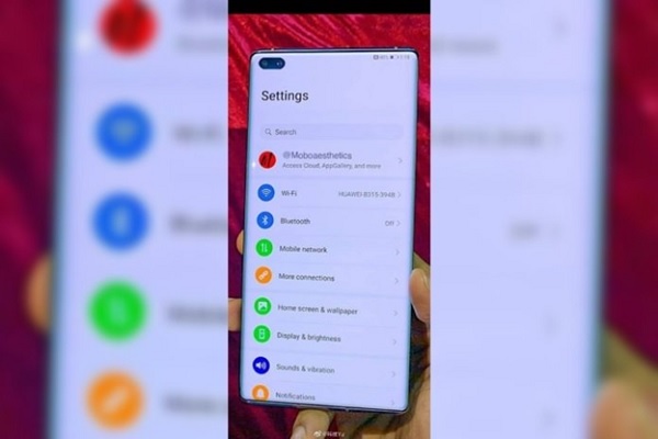 Lộ diện ảnh trên tay Huawei P40 Pro: không có viền màn hình , camera selfie kép hình “con nhộng”