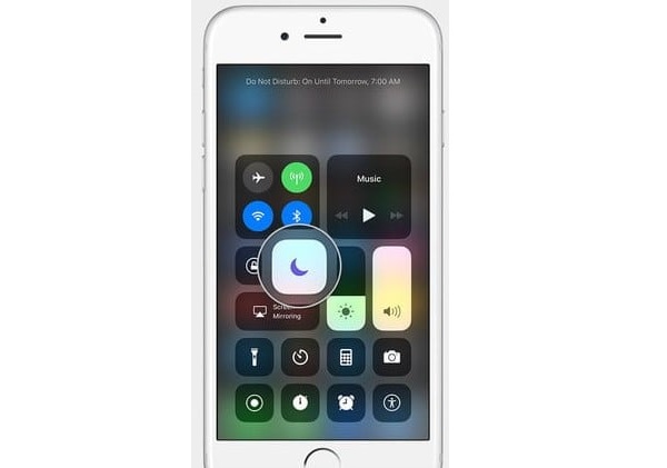 Chế độ không làm phiền trên điện thoại iPhone